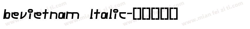 bevietnam ltalic字体转换